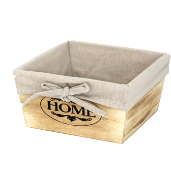 Wooden storage box 23cm