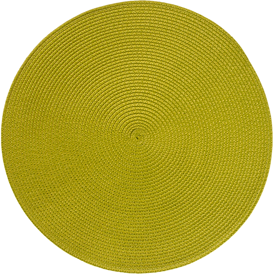 Round placemat "Mustard" 38cm
