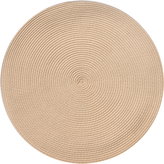 Round placemat "Beige" 38cm