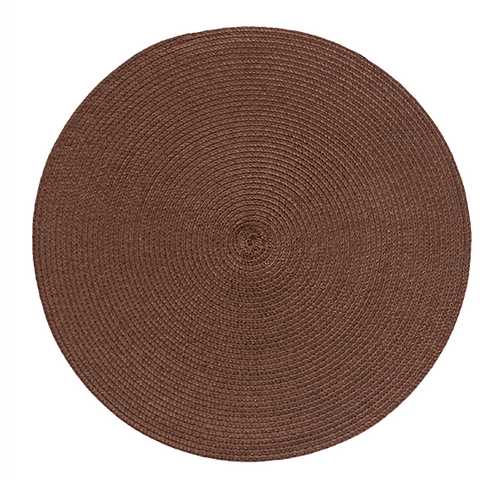 Round placemat "Brown" 38cm
