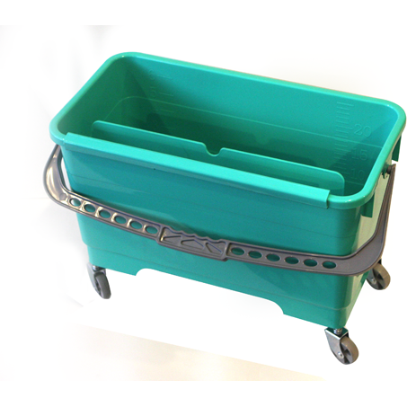 Rectangular bucket on wheels 20 litres