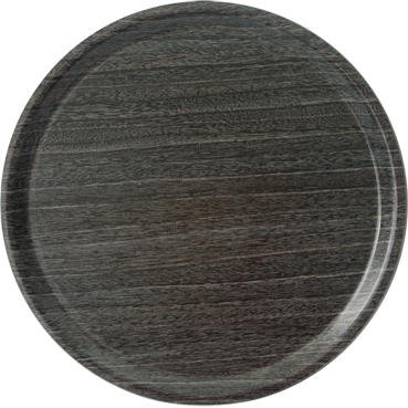 Round laminated tray with non-slip surface "Granite" 36cm