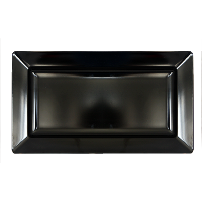 Melamine rectangular platter Black 65.5cm