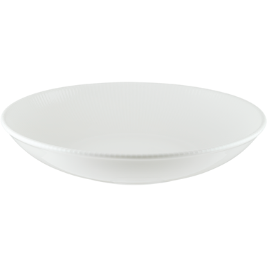 Iris White Deep Plate 25cm 1300ml