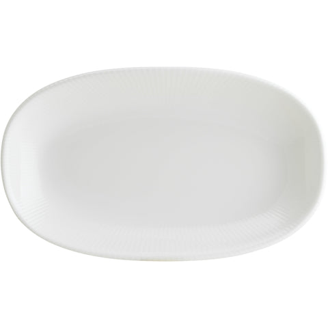 Iris White Gourmet oval dish 24x14cm