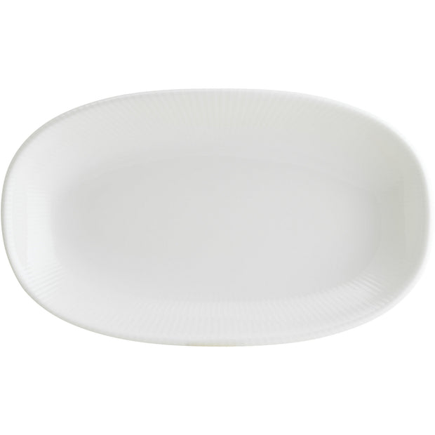 Iris White Gourmet oval dish 24x14cm