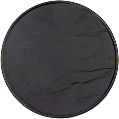 HORECANO Meteor black flat plate 25cm