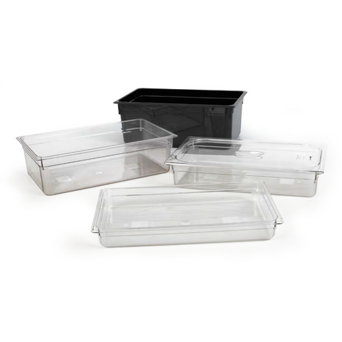 Polycarbonate gastronorm storage container GN 1/1 transparent 8.5 litres