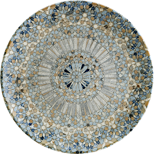 Luca Mosaic Gourmet flat plate 27cm