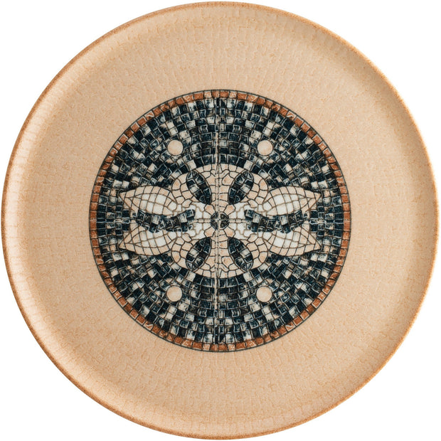 Mesopotamia Mosaic Wood Gourmet pizza Plate 32cm