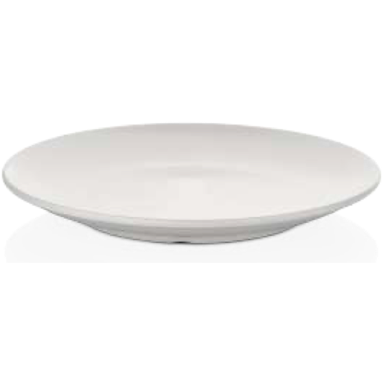 Round melamine platter "Mina" white 40сm