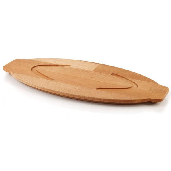 Wooden oval tray 29.5сm