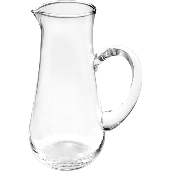 Glass carafe 1 litre