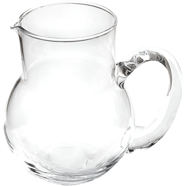 Glass carafe 1 litre