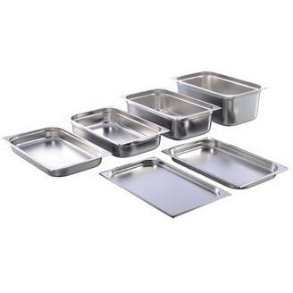 Stainless steel 18/10 gastronorm container GN 1/1 200mm 25 litres
