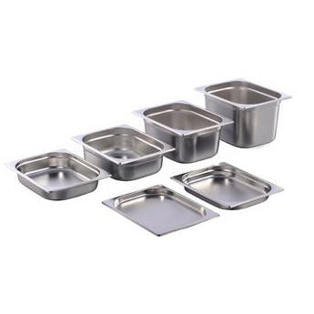 Stainless steel gastro container GN 1/2 100mm 6 litres