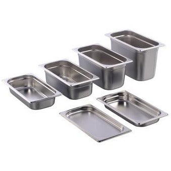 Stainless steel gastronorm container GN 1/3 40mm 1.6 litres