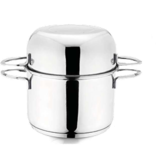 Mussel pot with double bottom 18сm
