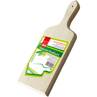 Wooden serving board with handle 35.5сm