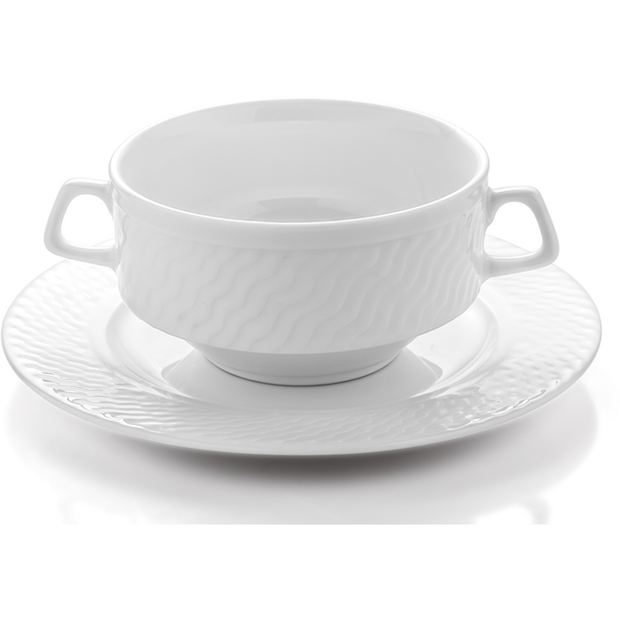 Panama Saucer for consomme cup 20cm