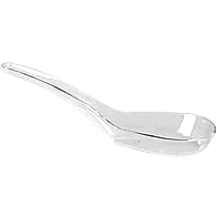 Disposable Chinese soup spoon 12cm