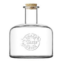 Short glass bottle for cocktails 995ml
